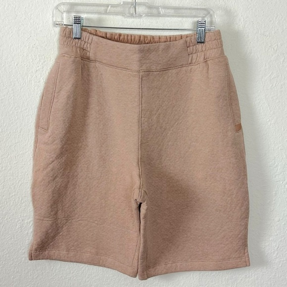 Lunya Restore Double Faced Shorts Tan Nude Size Medium NEW Neutral Sleep Lounge - Picture 7 of 14